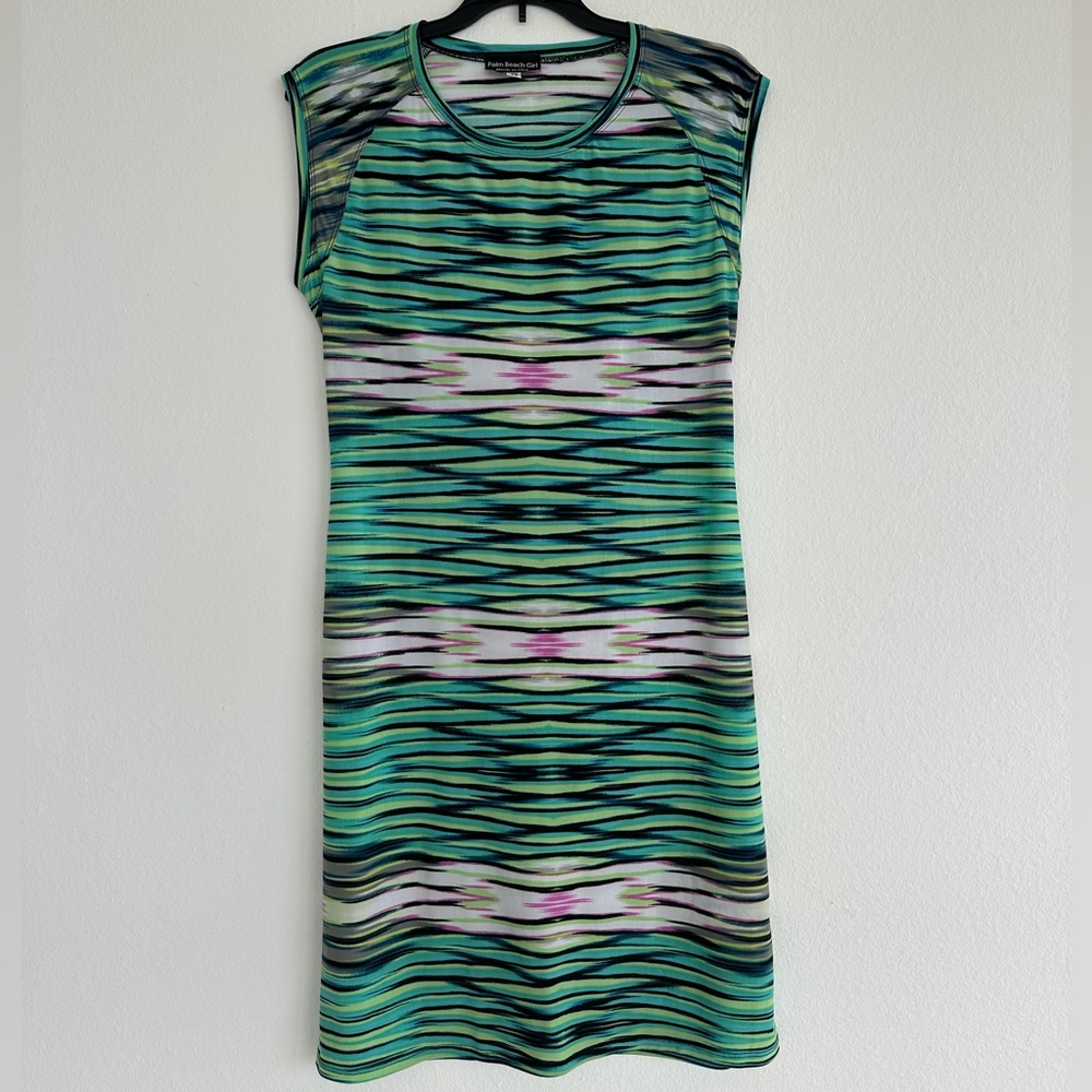 Palm Beach Girl dress, multi-color